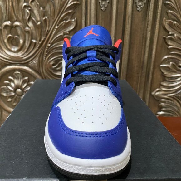 Nike Air Jordan 1 Low (GS) Royal Yellow - Youth 6/Women's 7.5/Men's 6 - Picture 5 of 12